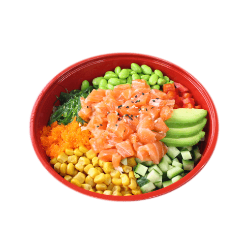 101. Salmon Poké Bowl Zalm